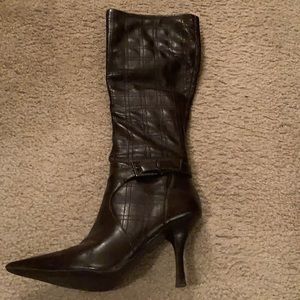 Women’s Brown Knee High Heel Boot